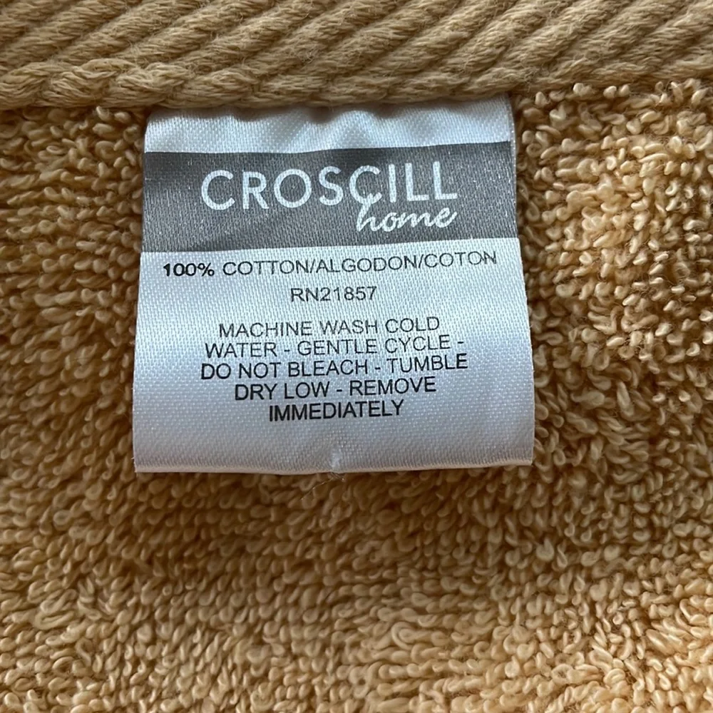 Croscill matching decorative towels